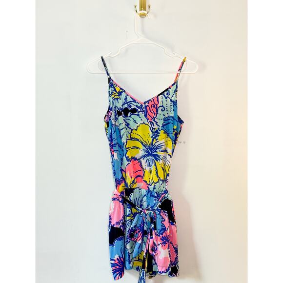 Lilly Pulitzer Deanna Tank Top Romper - Picture 1 of 4
